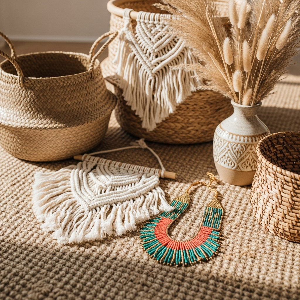 Boho inspiracje: dodatki, które odmienią twoje wnętrze